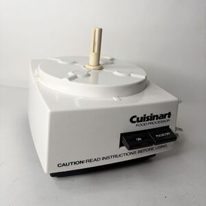 Cuisinart DLC-10 DLC-8F Food Processor Base Motor For Parts DOES NOT TURN ON